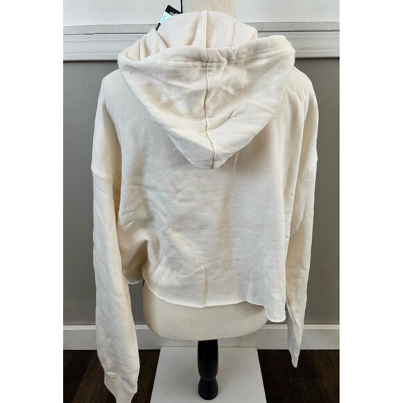 Woman's Hoodies & Sweatshirts UFC Crop Hoodie Off White Small - Picture 4 of 5